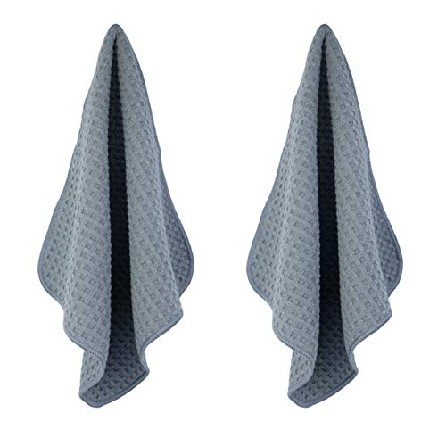 380 GSM Microfiber Waffle Kitchen Dish Cloth (8 Count)