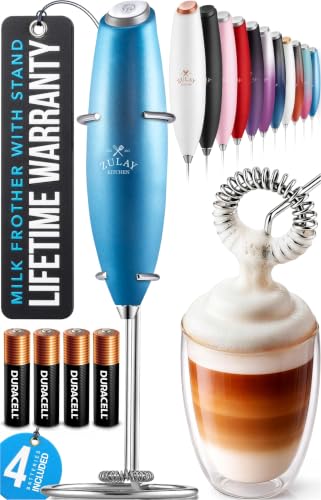 Powerful Milk Frother Wand With Duracell Batteries