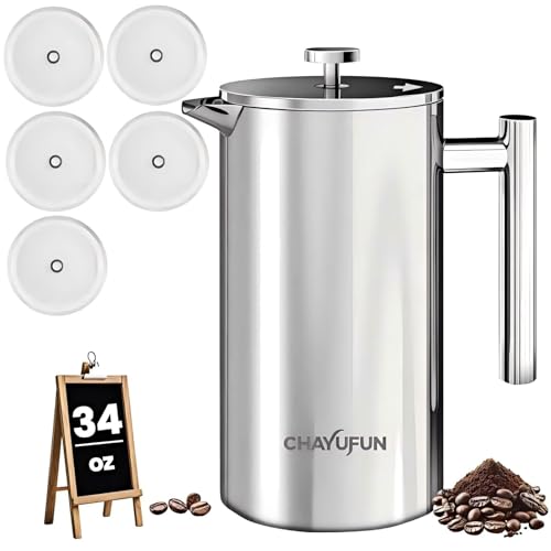 Stainless Steel French Press Coffee Maker