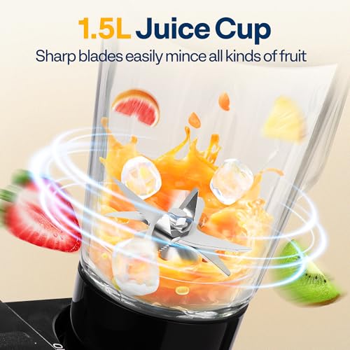 9-in-1 Stand Mixer with Fermentation & Timer, 7.5-Quart, Black