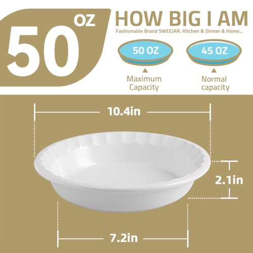 Sweejar Ceramic 10.4 Inch Pie Pan