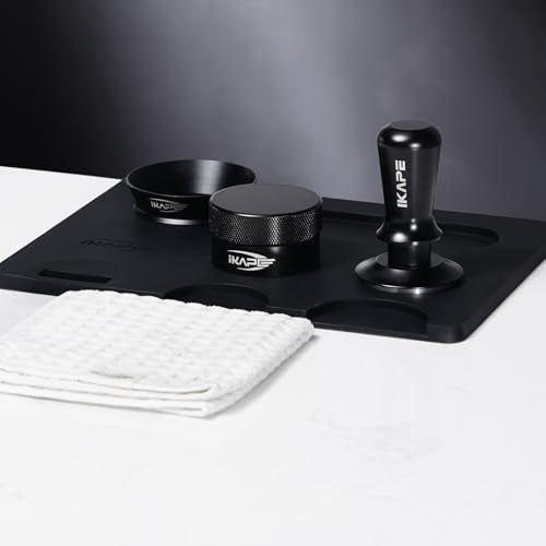 58MM Espresso Tamper Kit Black 6 IN 1 (16 Ounce)