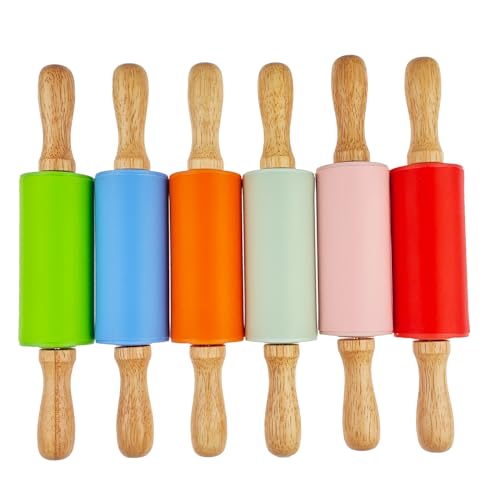 12 Pack Small Rolling Pin for Kids (12 Count)