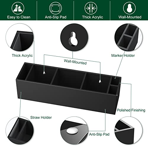 Triple Cup Holder with Marker Slot