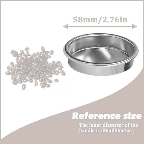 58mm Blind Basket for Breville Gaggia Classic Espresso Machines 2 pack