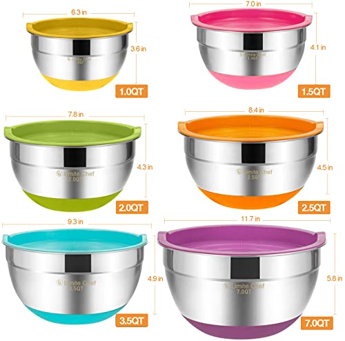 Mixing Bowls with Airtight Lids