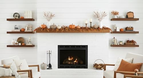 Reclaimed Wood Fireplace Mantel Shelf