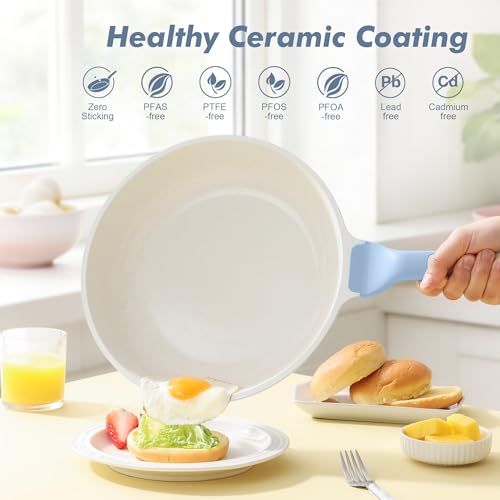 Nonstick Ceramic Frying Pan 12.5