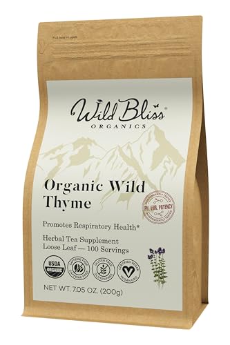 Organic Wild Breckland Thyme Tea (100 Count)