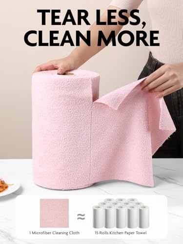 Microfiber Cleaning Cloth Rolls (150 Count)