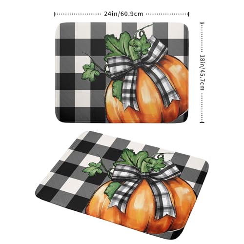 18"x24" Fall Decorative Dish Drying Mat