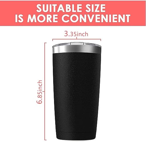 16 Pack 20oz Tumbler Vacuum Insulated Travel Mug with Lids