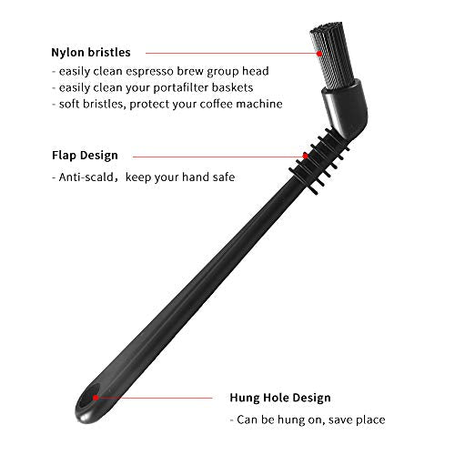 Espresso Machine Cleaning Brush Set