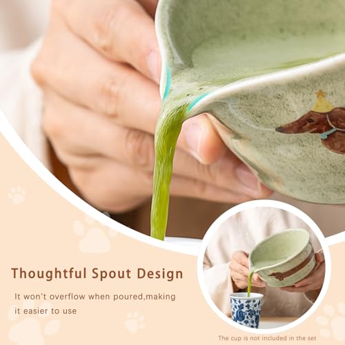 Matcha Set with Dog Pattern (5 Count)