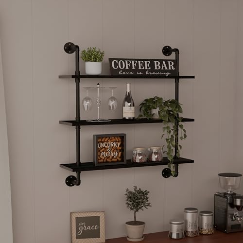 Industrial Pipe Shelf Shelving Bookcase