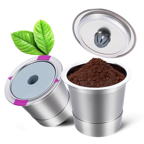 Reusable Stainless Steel K Cup for Keurig (2 Count)