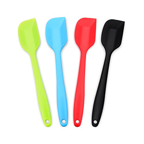 4 Piece Silicone Spatula Set with Stainless Steel Core (4 Count)