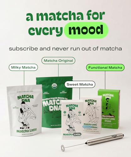Matcha Mushroom Latte Powder Blend (5.3 Ounce)