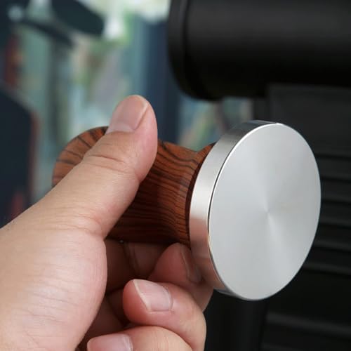 53mm Spring Loaded Coffee Tamper Stirrer Set