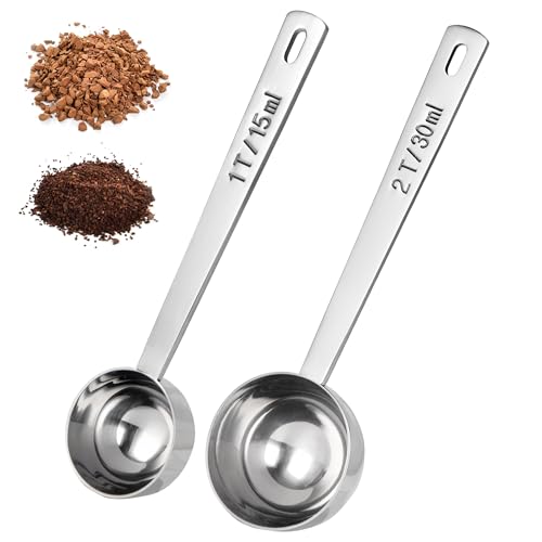 Metal 4.3in Long Handle Coffee Scoop for Ground Coffee