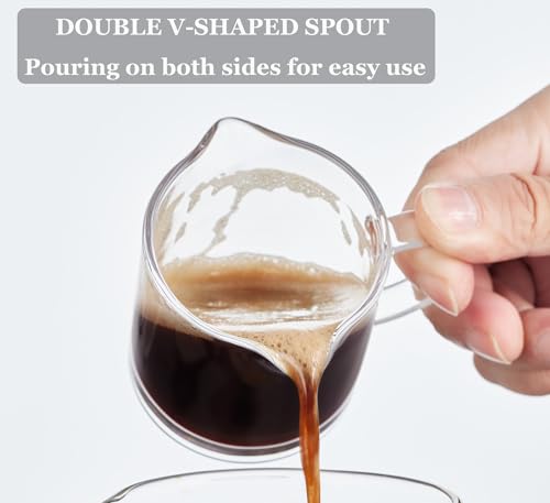Ackers Clear Espresso Cups Set of 2 (2 Count)