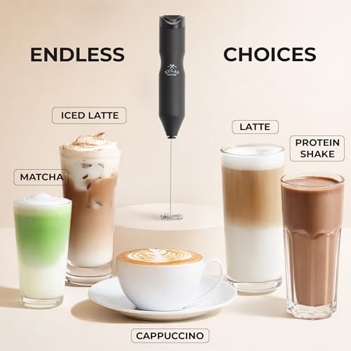Powerful Frother Wand AA Batteries Included