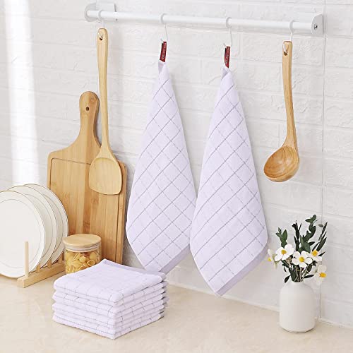 100% Cotton Terry Kitchen Dish Cloths (12 Count)
