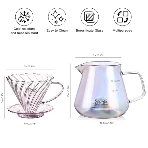 Pour Over Coffee Maker Set with Dripper Size 01