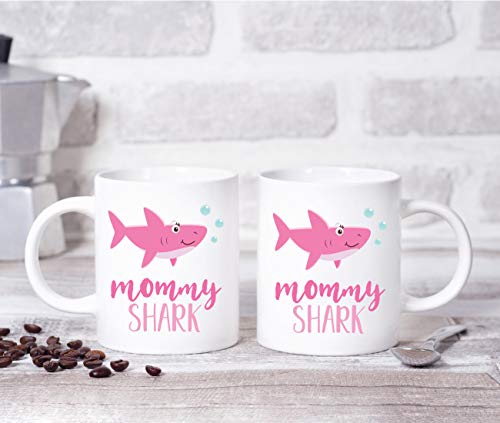 Baby Shark Lesbian Family 11oz. Coffee Mug Gift Set