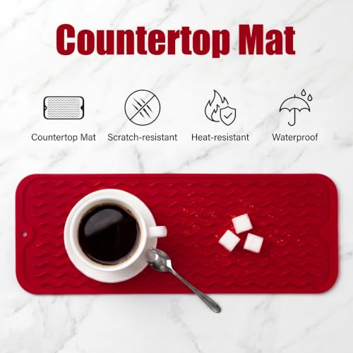 Silicone Dish Drying Mat for Multiple Usage