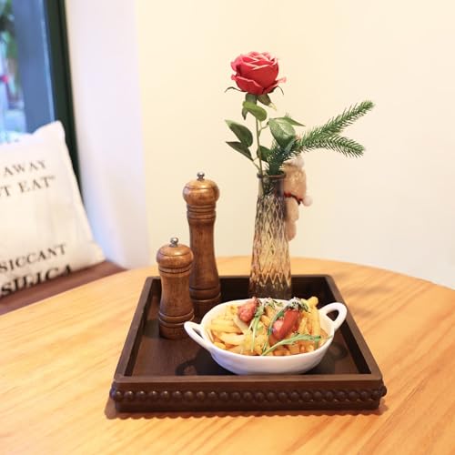 Square Wood Decorative Tray