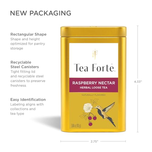 Raspberry Nectar Loose Leaf Tea Canister (3.88 Ounce)