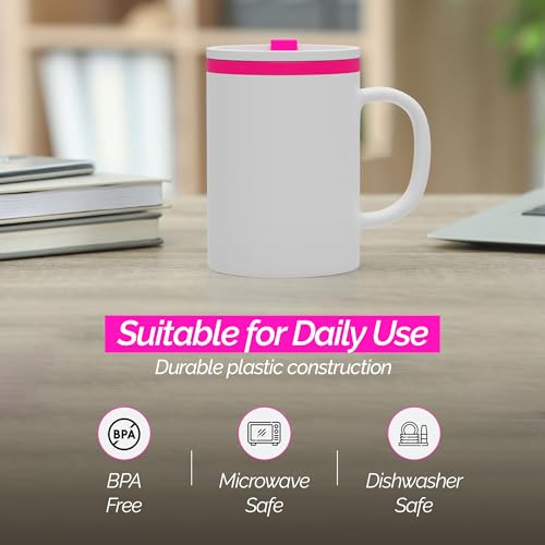 Iconic Desk Mug with Lid & Handle