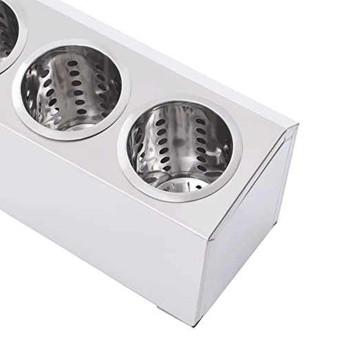 Stainless Steel Flatware Utensil Holder