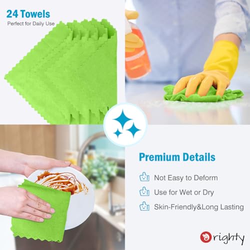 Microfiber Cleaning Cloth (24 Count)