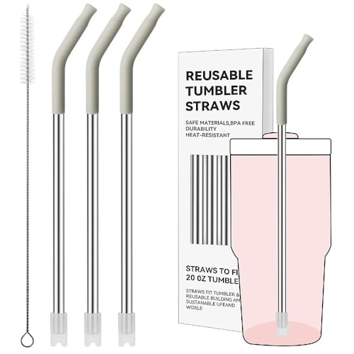 Straight Metal Straws for Stanley 20oz