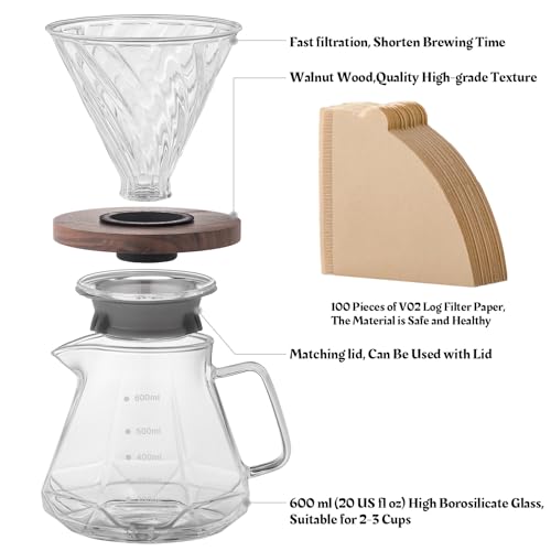 Pour Over Coffee Maker Set