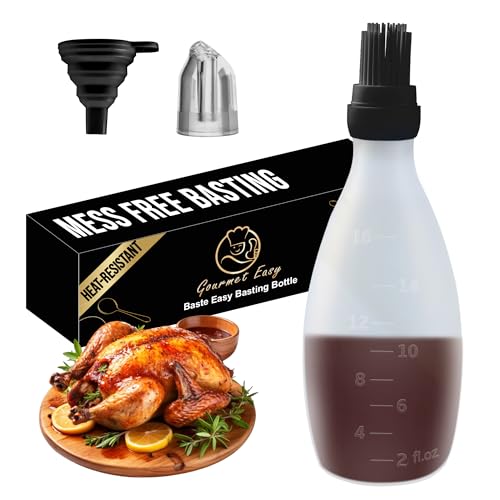 BBQ Sauce Bottle with Silicone Basting Brush
