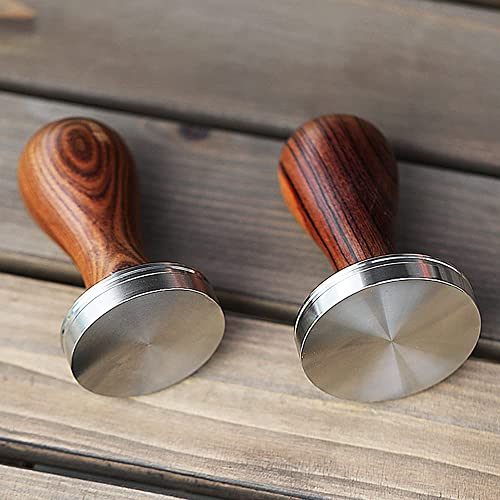 Coffee Tamper Espresso Hand Tamper 304 Stainless Steel Espresso Coffee Tamper with Mat