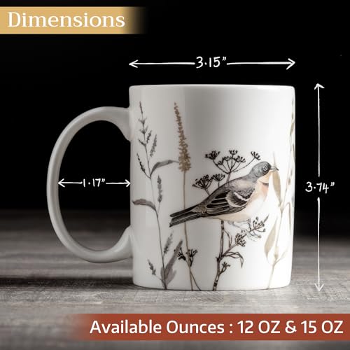 Coffee Mug with Handles Tea Cups (2 Count)
