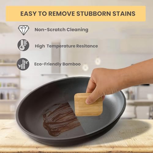 Bamboo Pan & Pot Scraper Tool (6 Count)