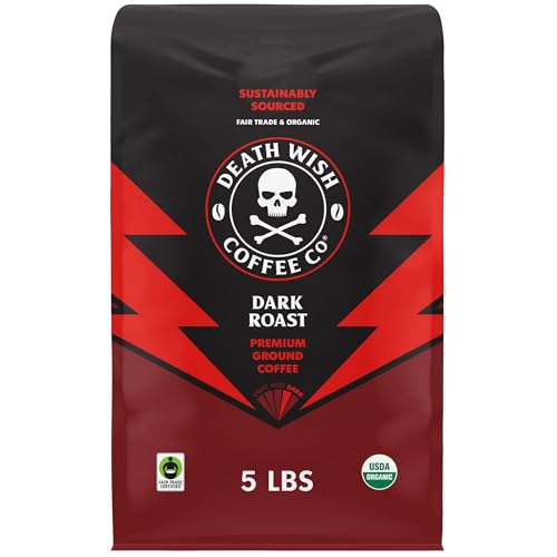 Organic Dark Roast Ground Coffee (80 Ounce)