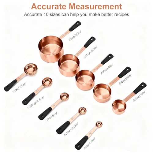 Measuring Cups and Spoons Set (10 Count)