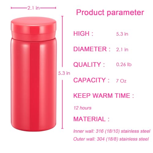 Mini Thermos Cute Water Bottle