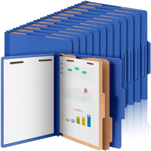 48 Pcs Classification Folders Letter Size
