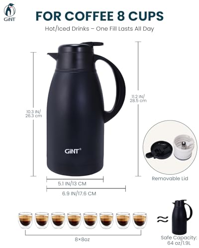 Stainless Steel Thermal Coffee Carafe