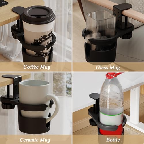 Desk Cup Holder 360° Rotating Under Table