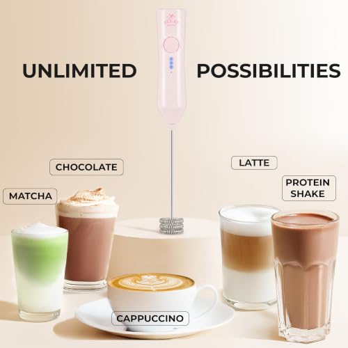 Rechargeable Milk Frother Handheld