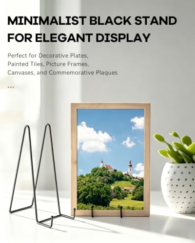 3 Pack 8 Inch Plate Stands for Display (3 Count)