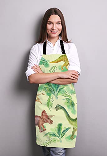 Dinosaur Kitchen Cooking BBQ Chef Apron